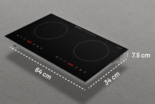 Cargar imagen en el visor de la galería, PARRILLA DE INDUCCIÓN 2 ZONAS