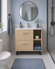 Load image into Gallery viewer, MUEBLE DE BAÑO CAJONERA DOBLE + NICHOS
