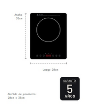 Cargar imagen en el visor de la galería, PARRILLA DE INDUCCIÓN 1 ZONA
